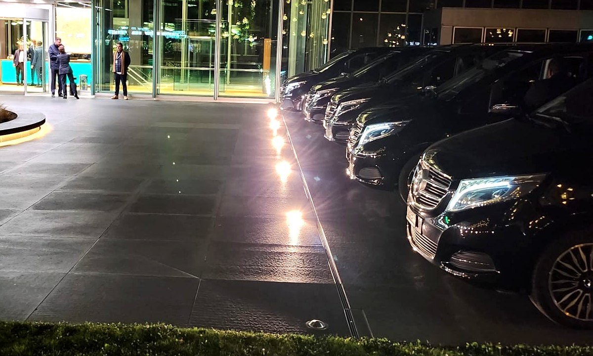 VTC Swiss fleet on duty at a Geneva event